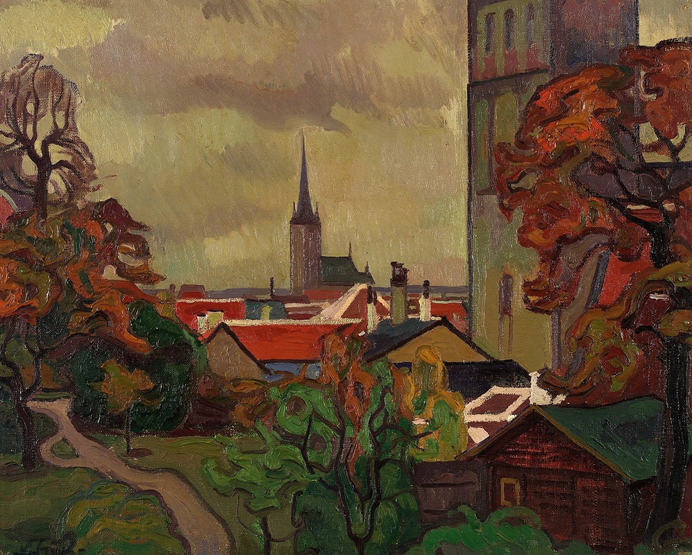 Nikolai Triik - View on Tallinn