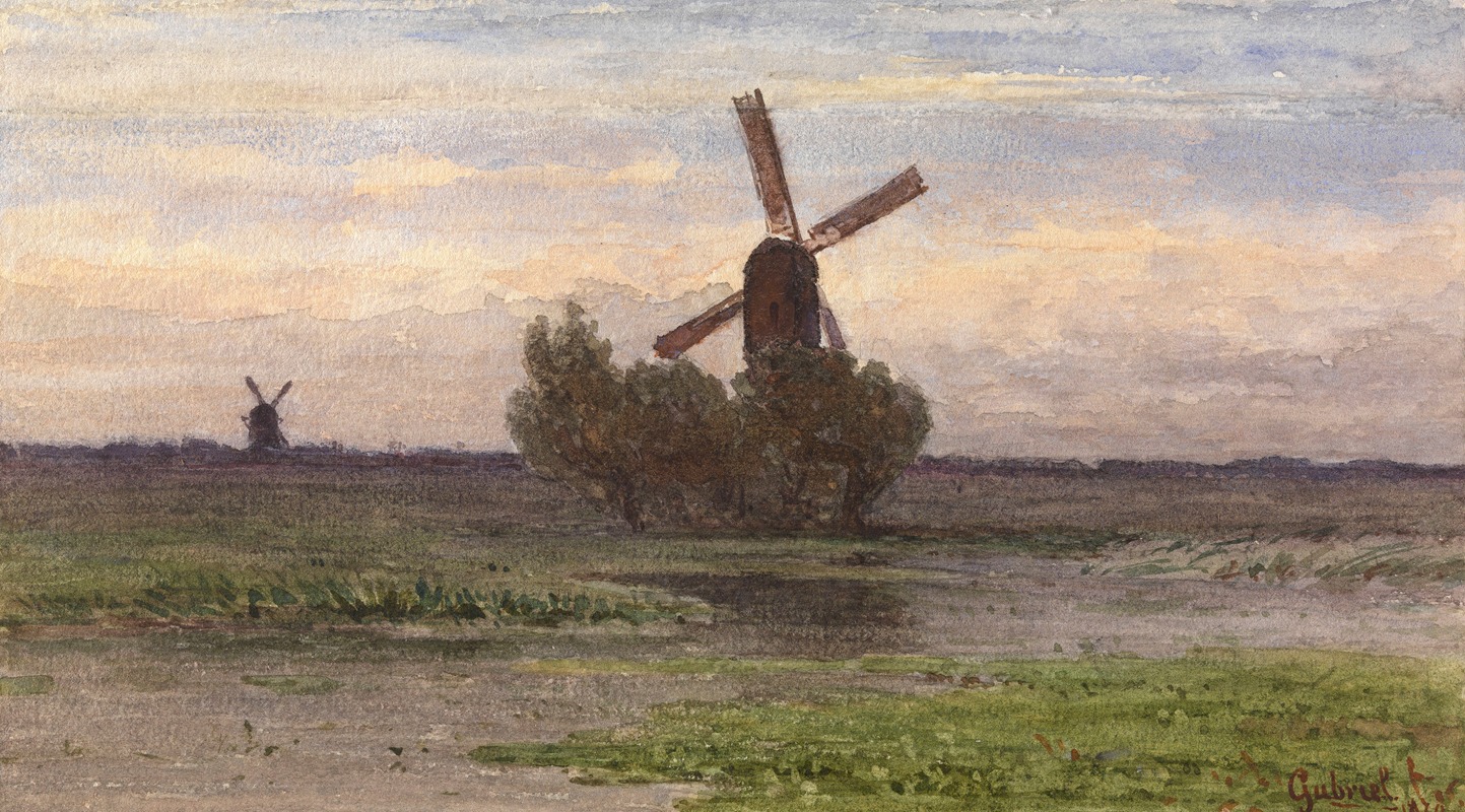 Paul Joseph Constantin Gabriël - Dutch Landscape