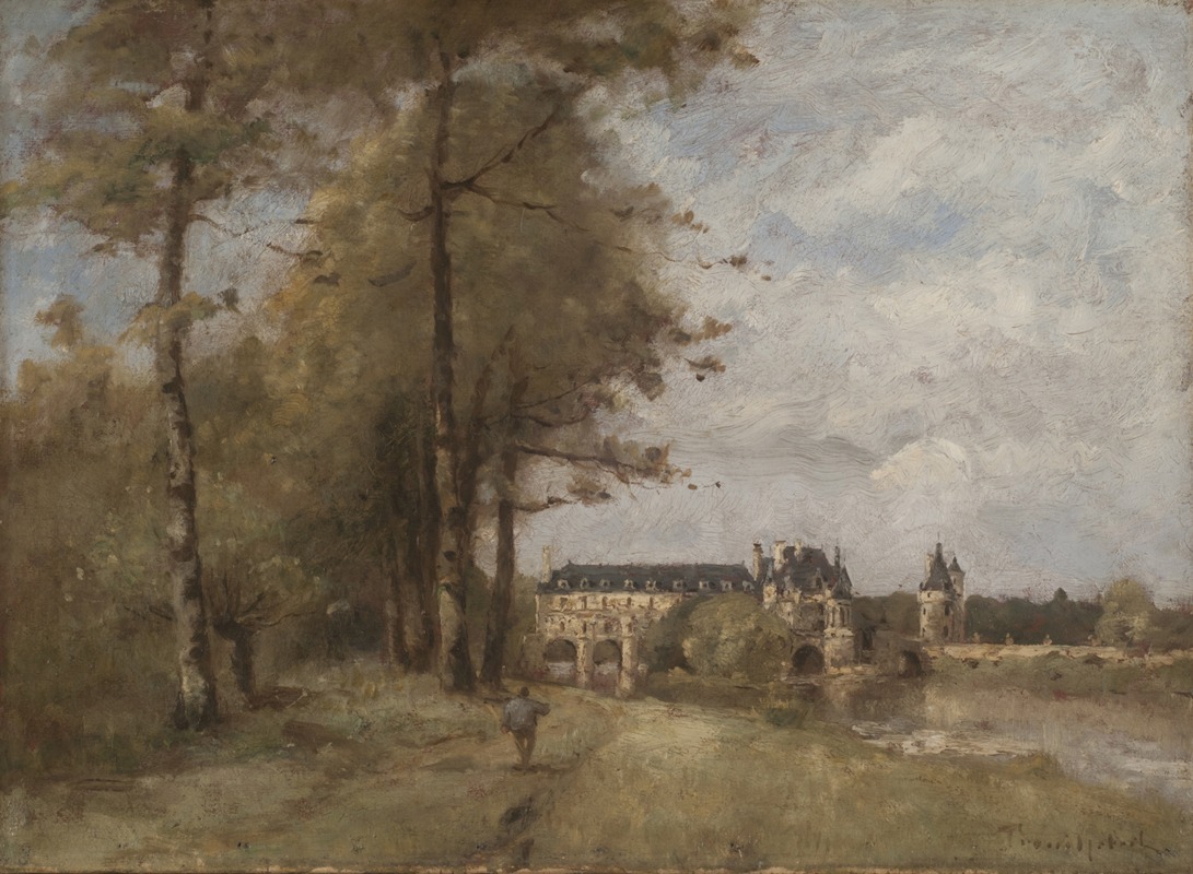 Paul Désiré Trouillebert - El castillo de Chenonceaux
