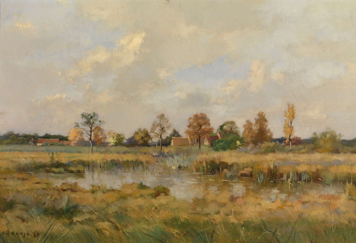 Pierre Emmanuel Damoye - Landscape near Amiens