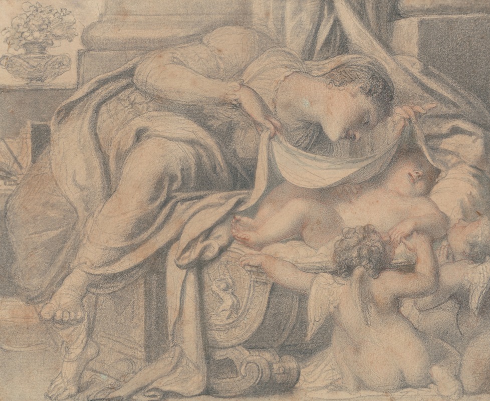 Richard Cosway - Virgin Adoring the Sleeping Christ