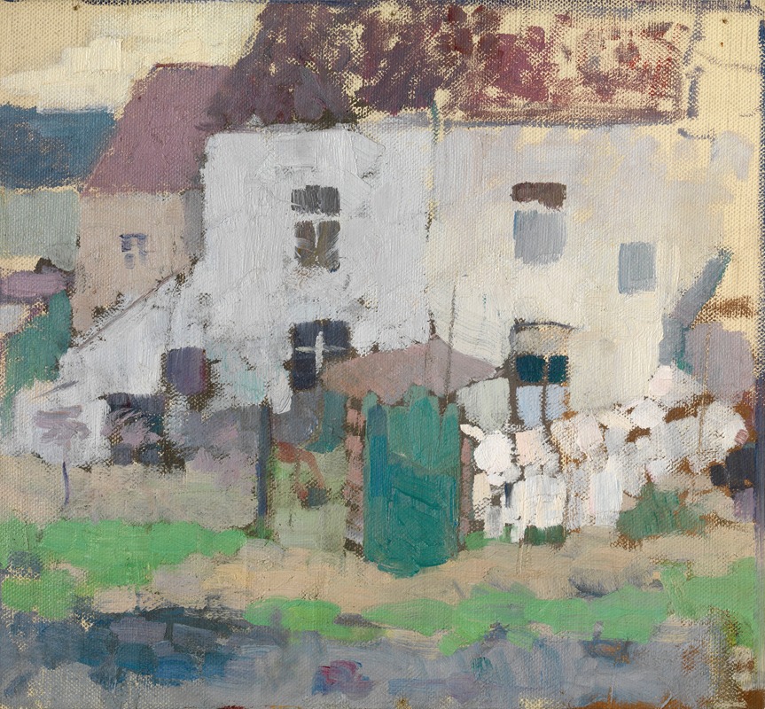 Rik Wouters - White Façades and Garden at Bosvoorde