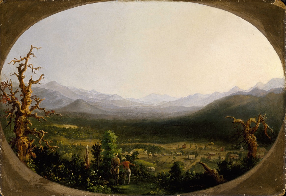 Robert S. Duncanson - A View of Asheville, North Carolina