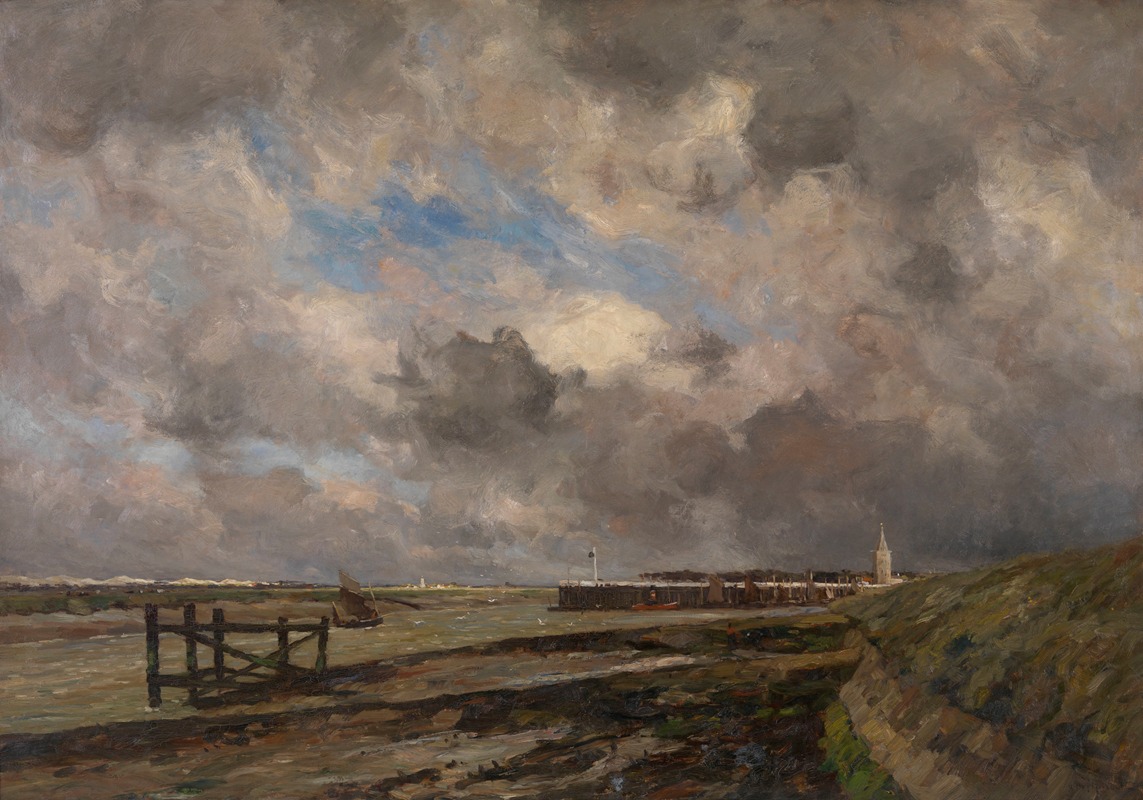 Victor Gilsoul - Showery Weather in Nieuwpoort