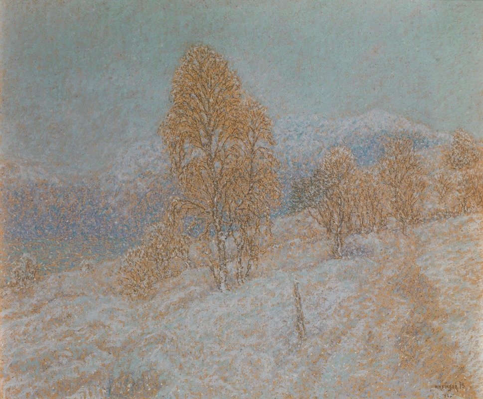 William Henry Singer - Snowy Day
