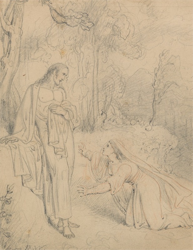 Richard Westall - Christ Appears to Mary Magdalene