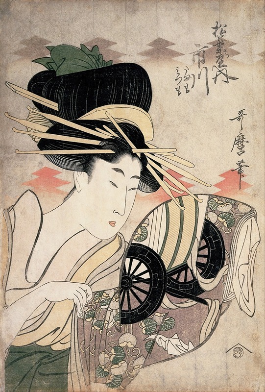 Kitagawa Utamaro - The Courtesan Ichikawa of the Matsuba Establishment