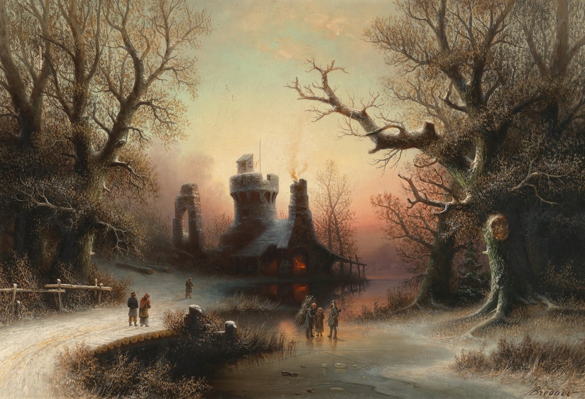 Albert Bredow - A Winter Evening