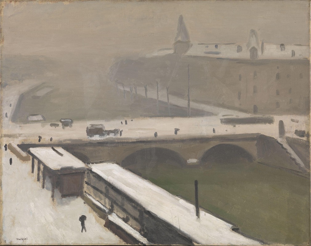 Albert Marquet - Winter by the Seine