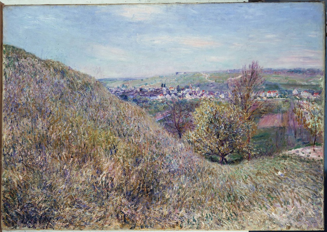 Alfred Sisley - On the Hills of Moret in Spring – Morning