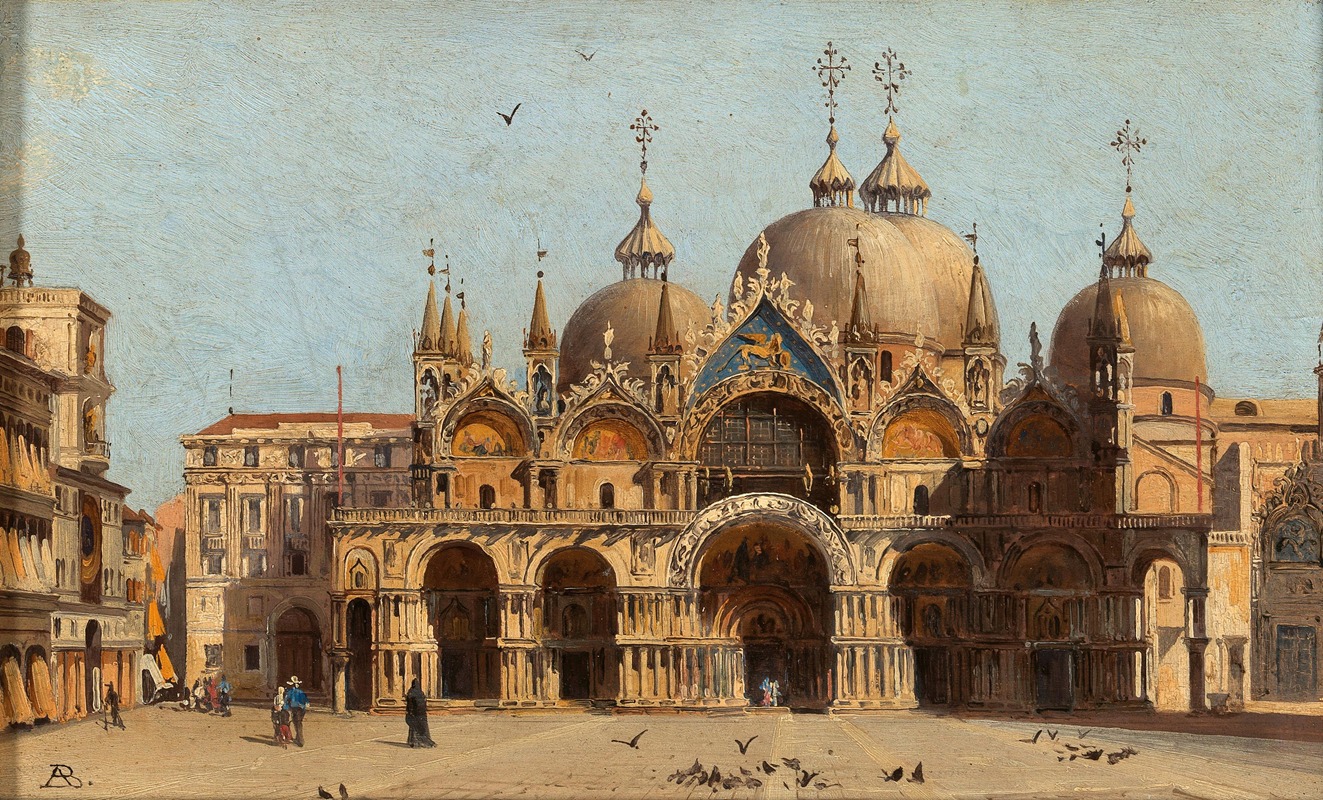 Antonietta Brandeis - Venice, La facciata della Basilica S. Marco