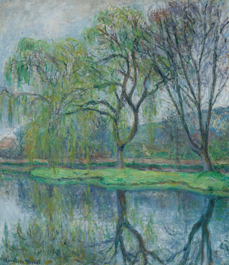 Blanche Hoschedé-Monet - Les grands arbres au bassin (Giverny)