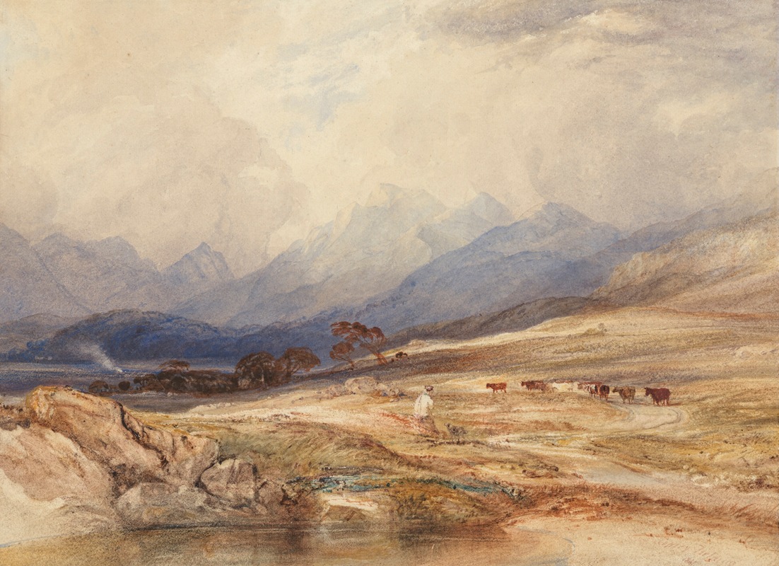 Copley Fielding - A Scottish landscape