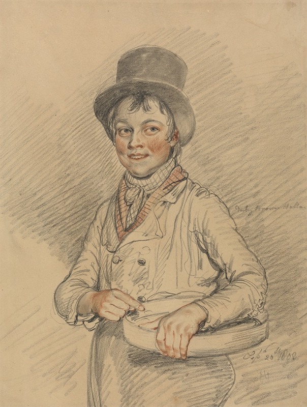 Samuel de Wilde - A Boy with a Basket