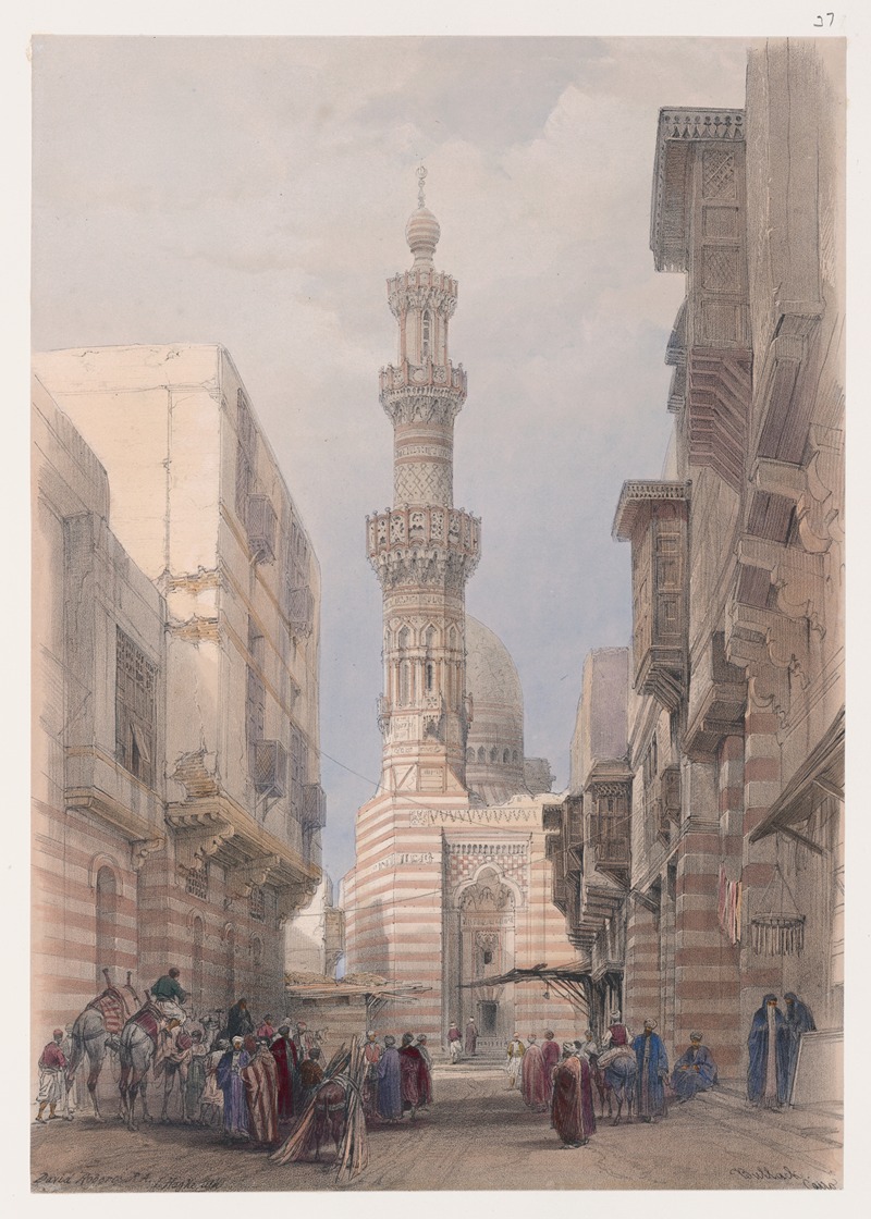 David Roberts - Bullack, Cairo.