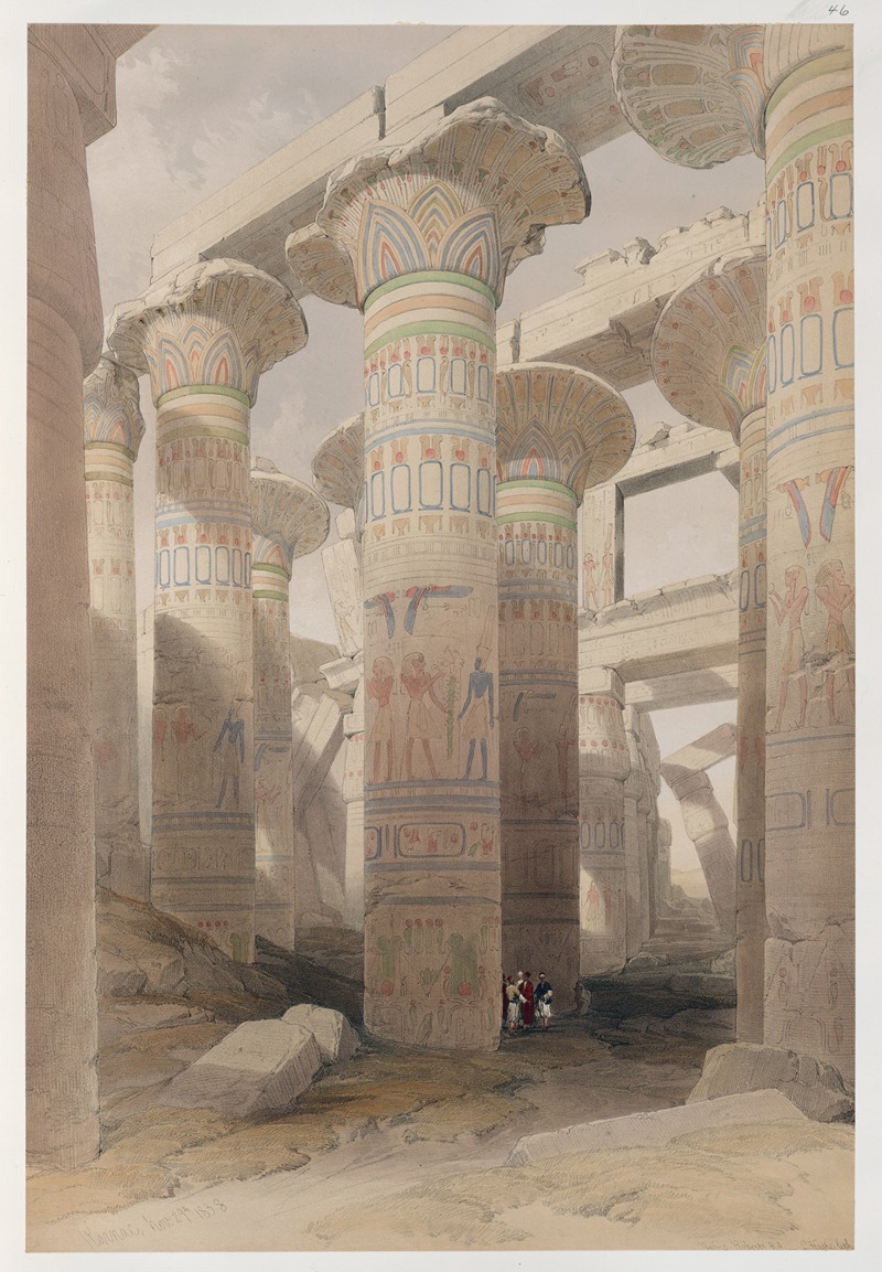David Roberts - Karnac [Karnak]. Nov. 29th, 1838