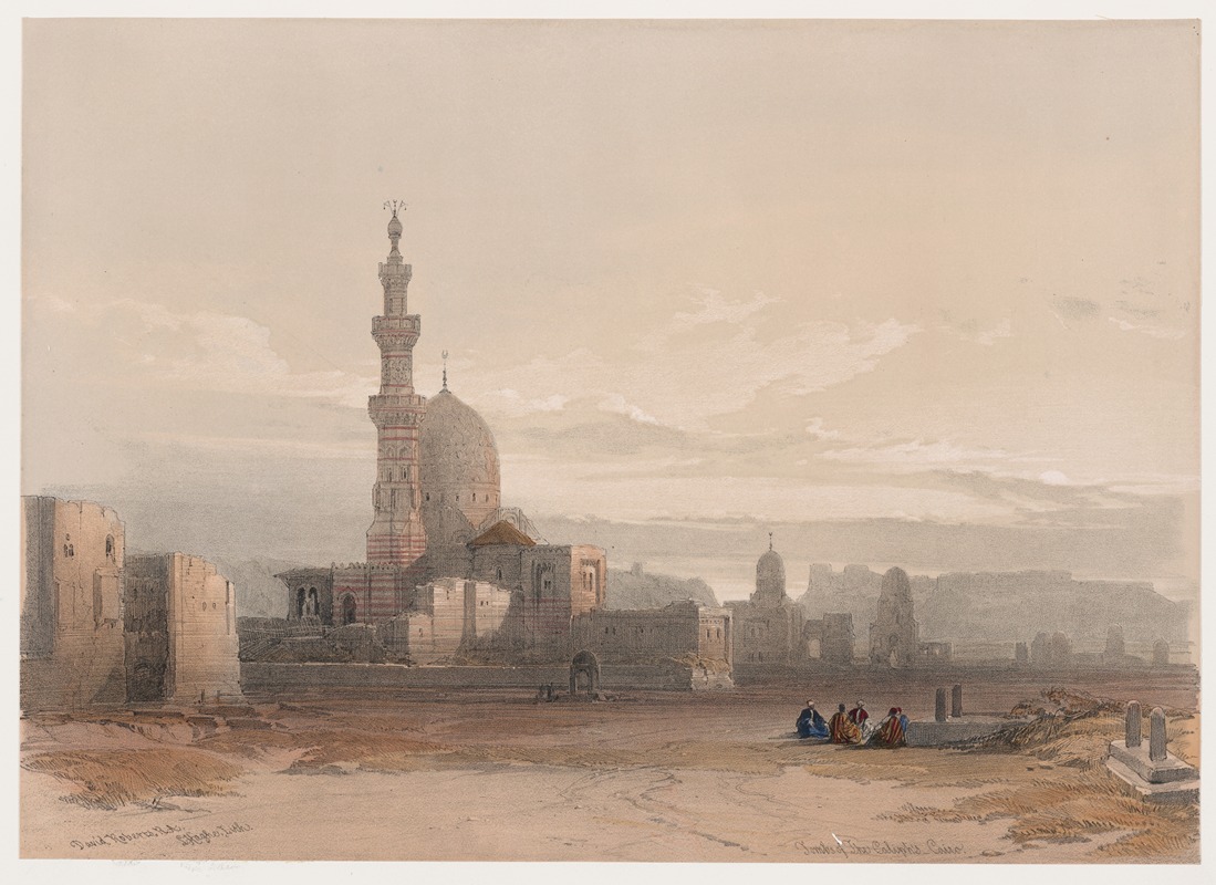 David Roberts - Tombs of the caliphs, Cairo.