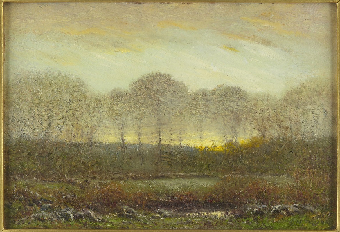 Dwight William Tryon - Evening Landscape