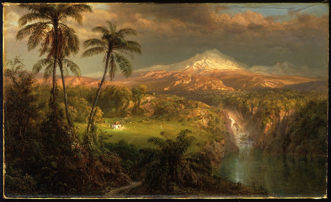 Frederic Edwin Church - Passing Shower in the Tropics