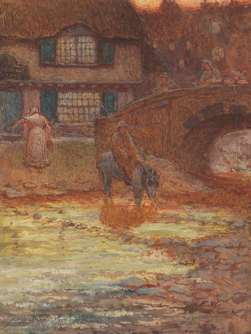 Frederick Walker - Evening in the village