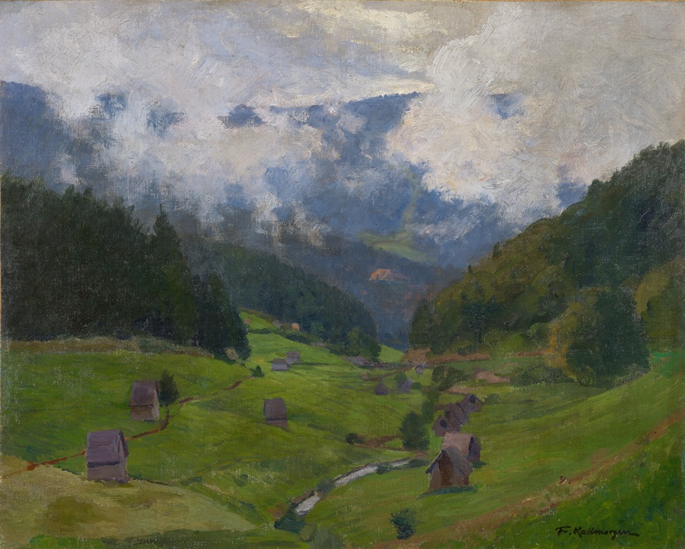 Friedrich Kallmorgen - The Raumünzach Valley