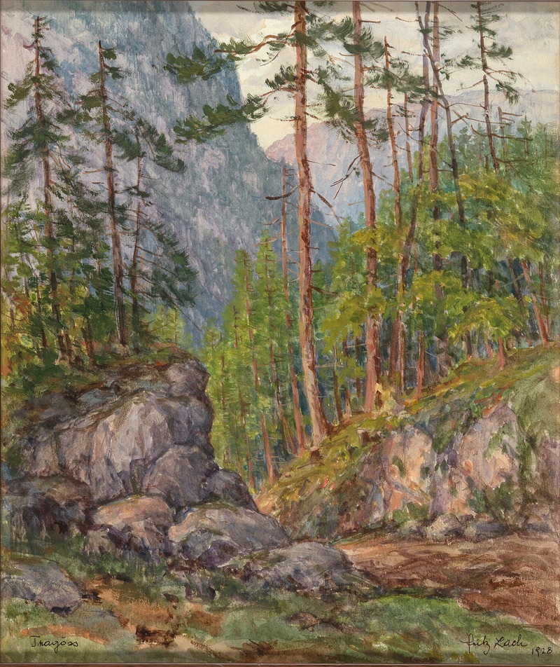 Fritz Lach - A wood in Tragöss