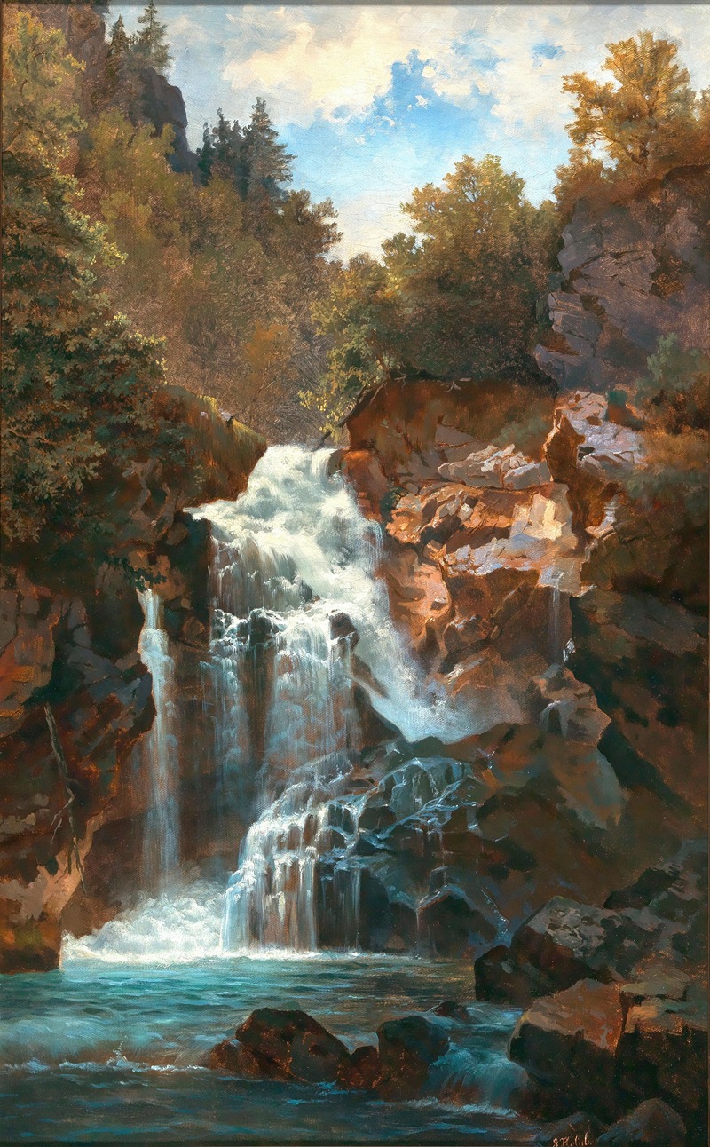 Georg Holub - A Roaring Waterfall