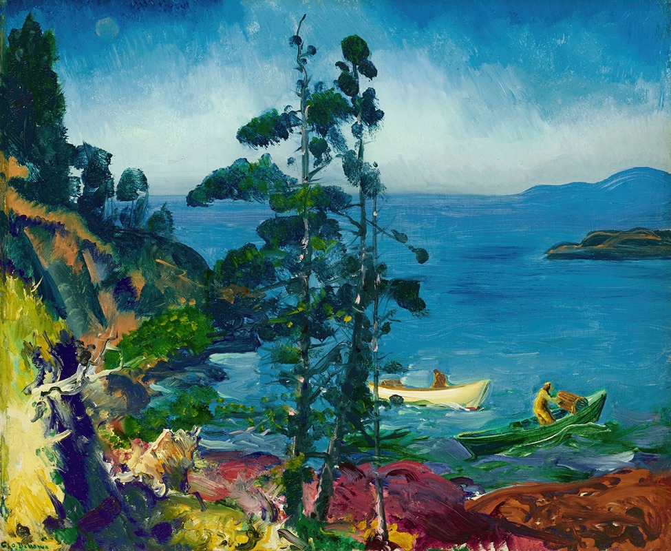 George Wesley Bellows - Evening Blue (Tending the Lobster Traps, Early Morning)