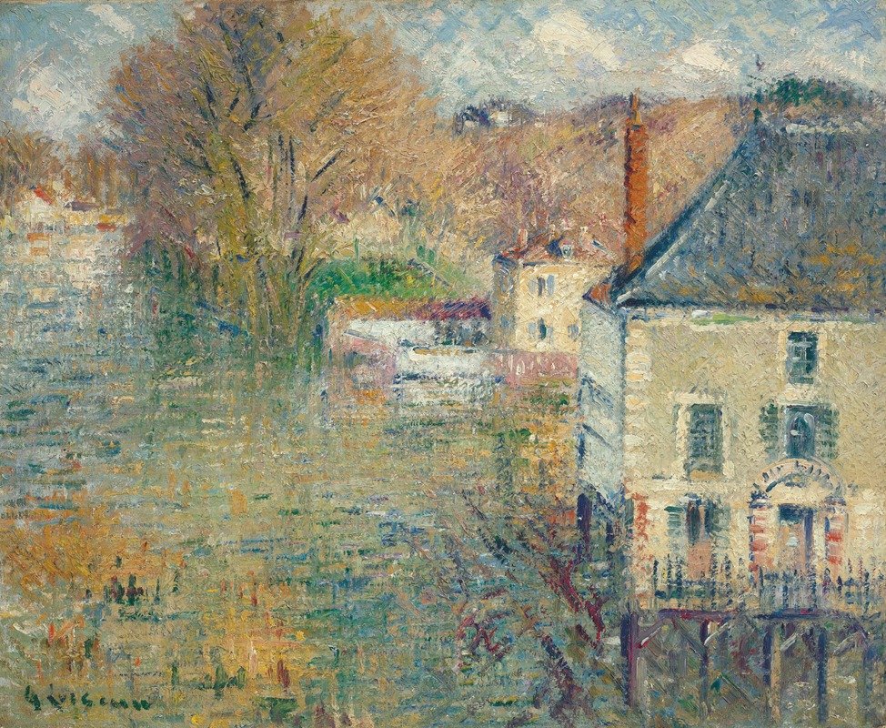 Gustave Loiseau - Inondation à Giverny