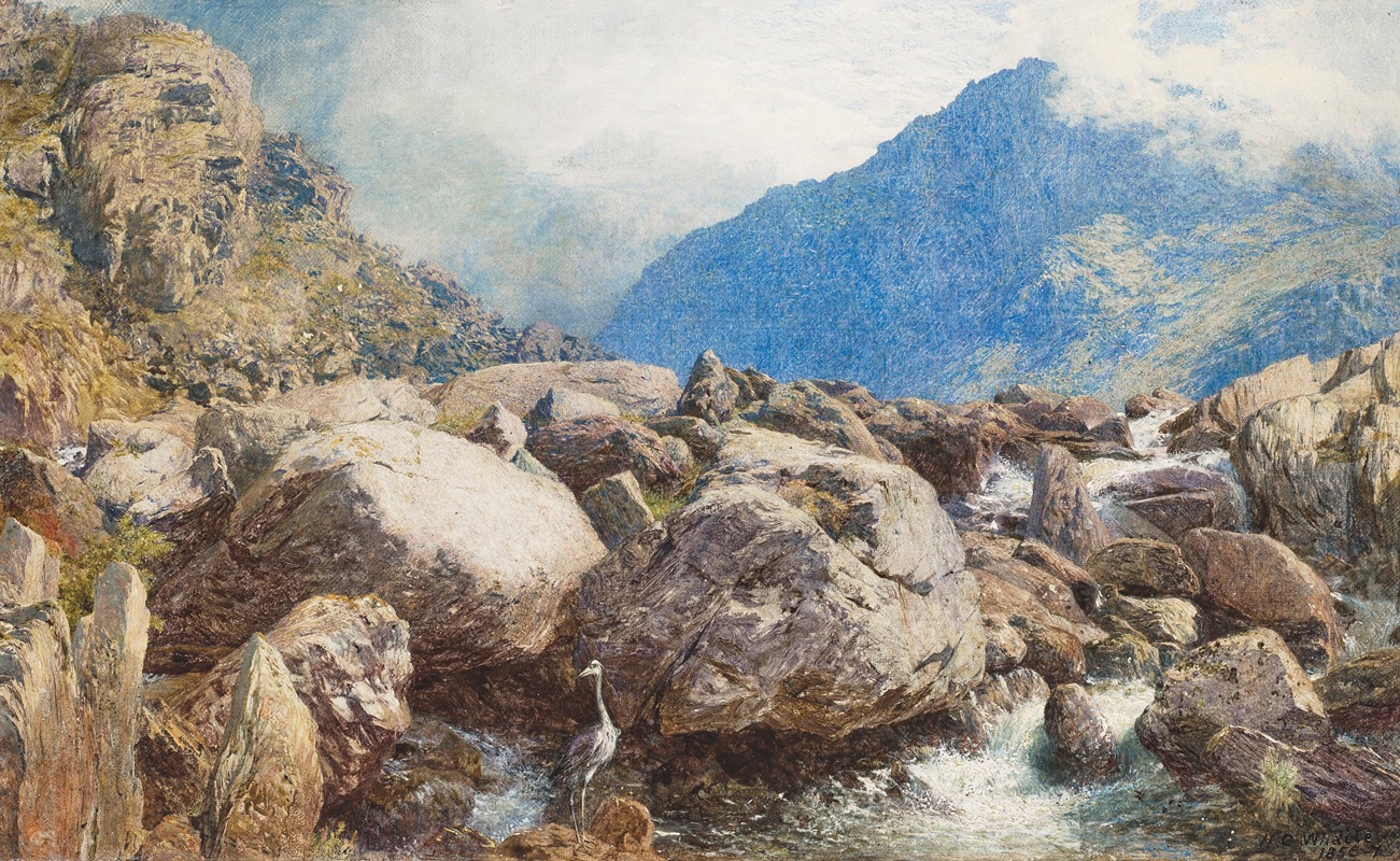 Henry Clarence Whaite - Tryfan Orwen falls, Wales