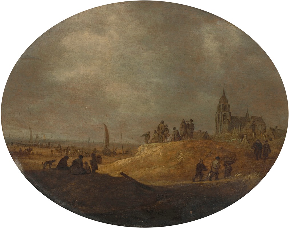 Jan van Goyen - A view of Scheveningen from the dunes