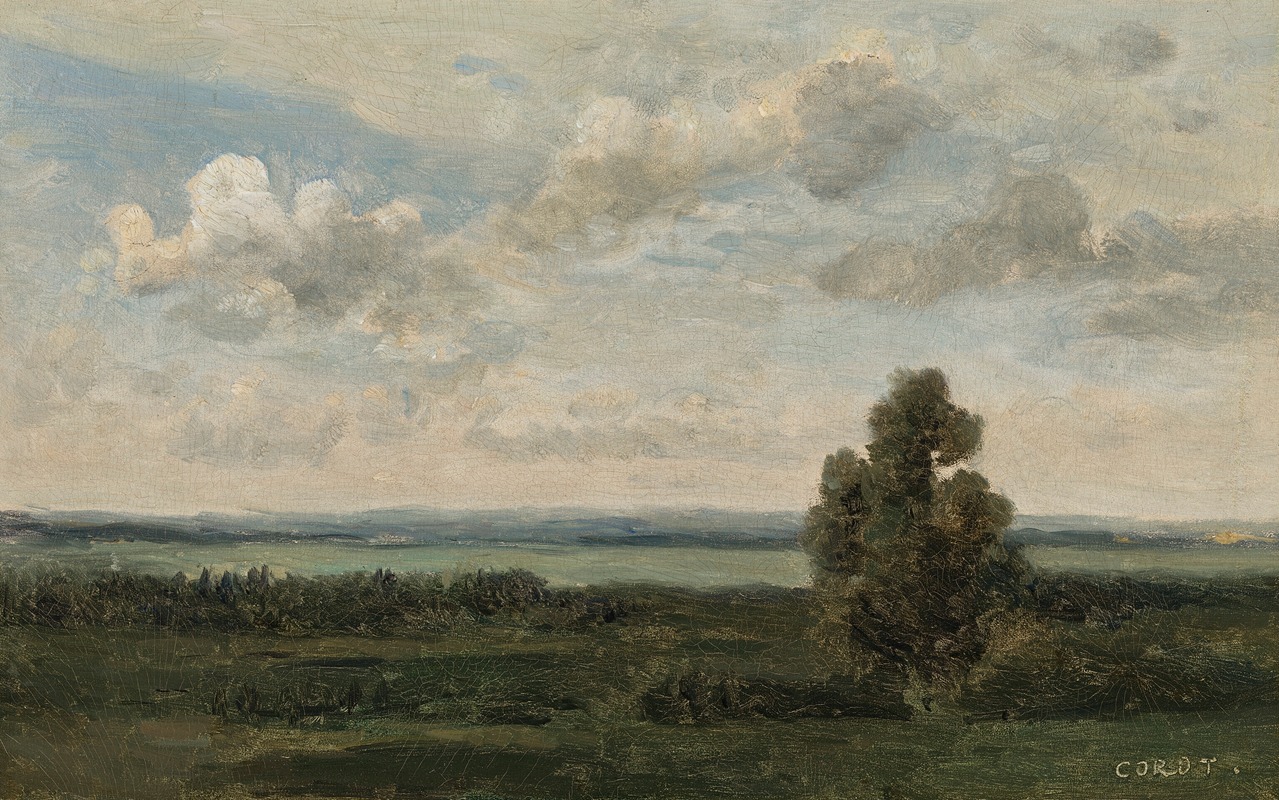Jean-Baptiste-Camille Corot - Plaines Orléanaises