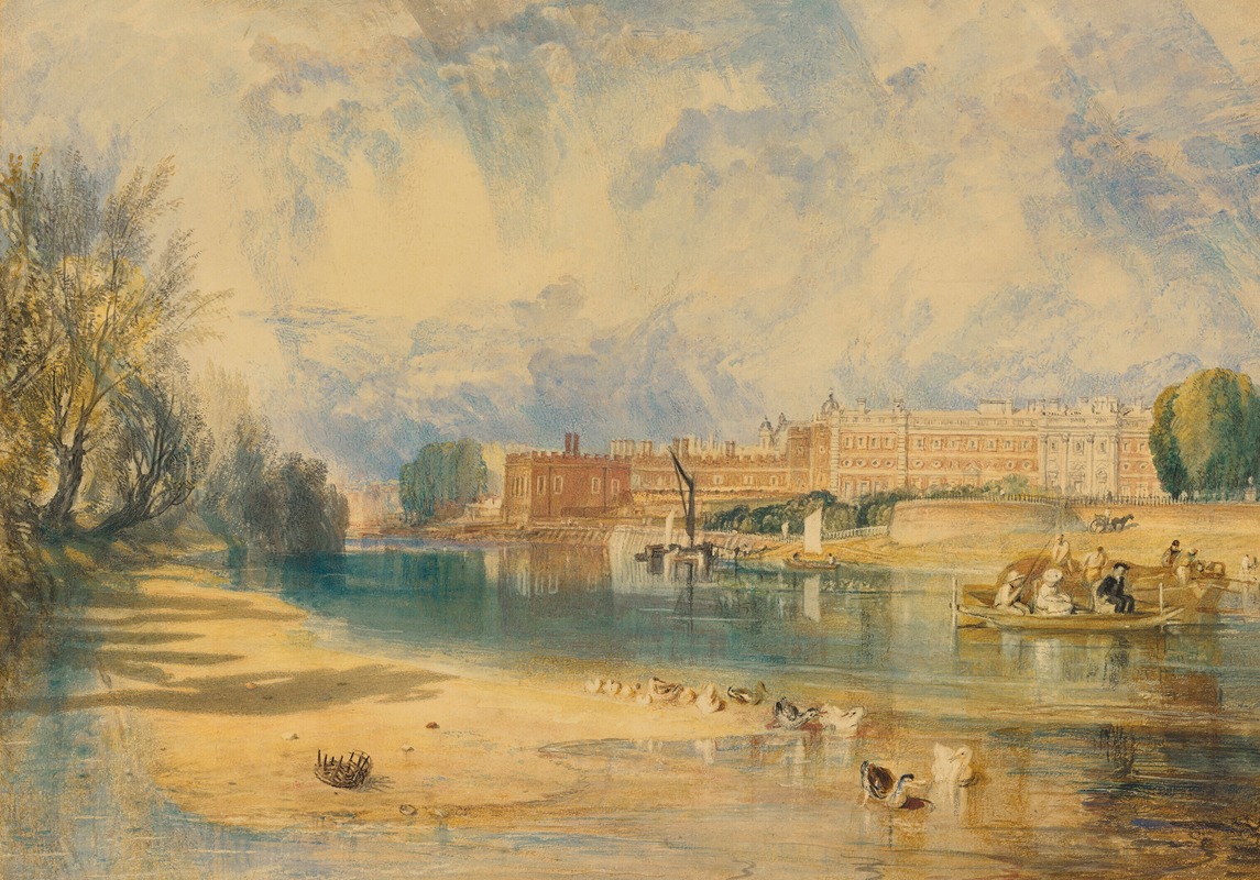 Joseph Mallord William Turner - Hampton Court Palace
