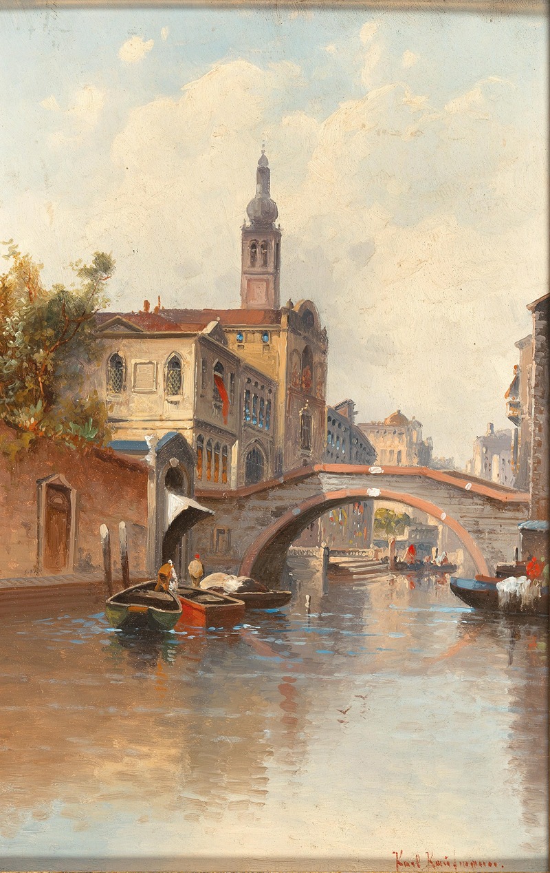 Karl Kaufmann - Venice, Canal Reggio