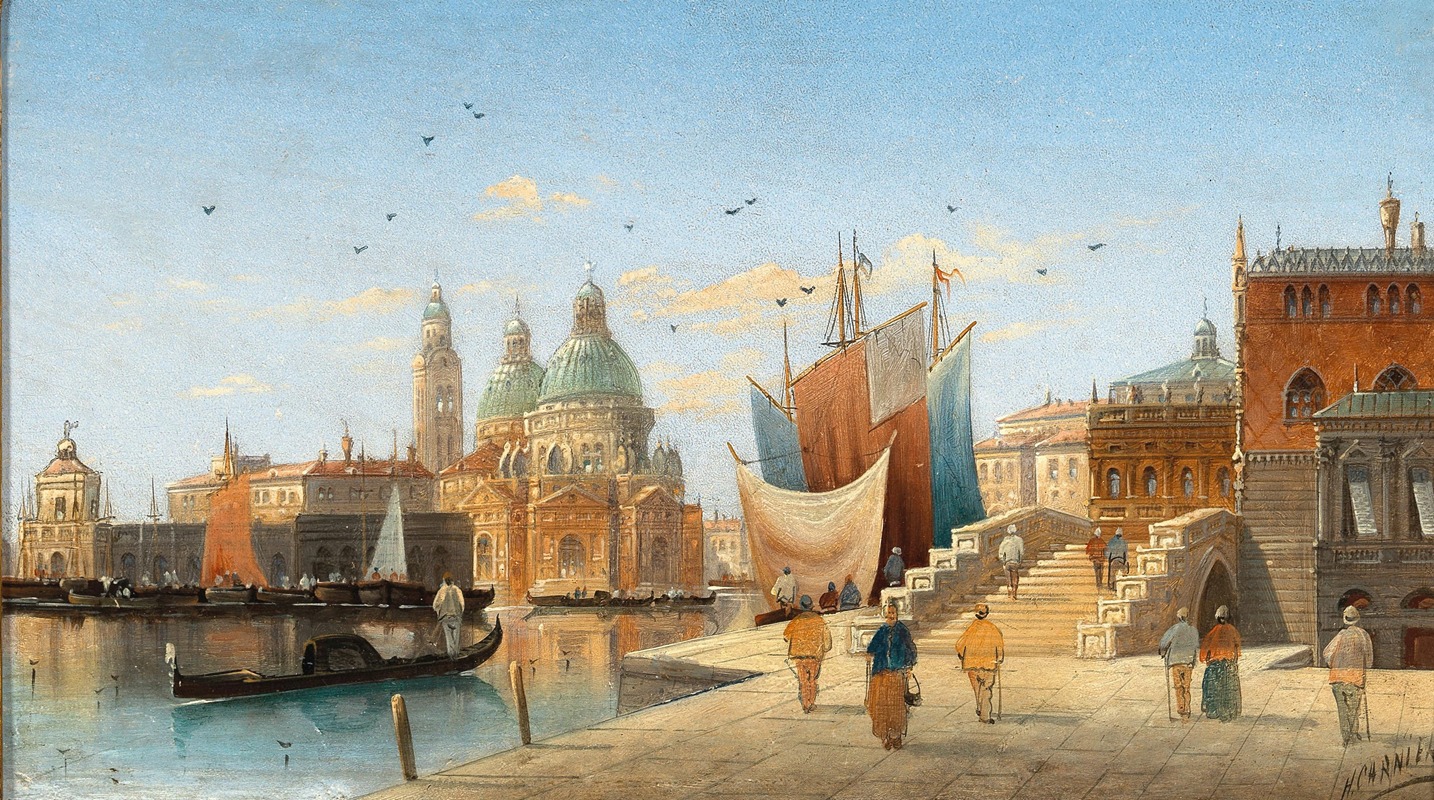 Karl Kaufmann - Venice, a View of Santa Maria della Salute