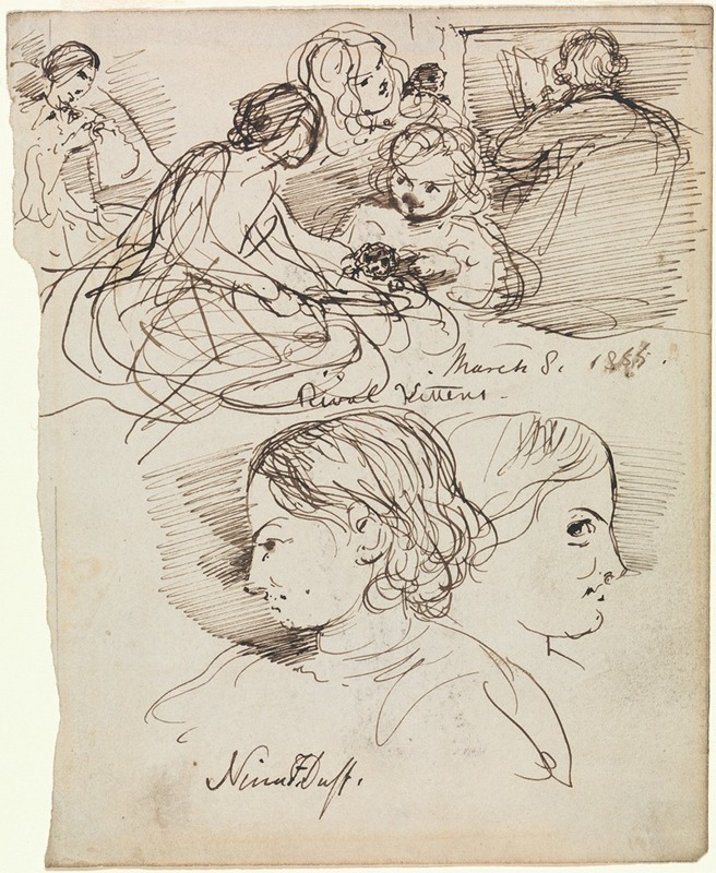 Sir George Hayter - Sketches of Women