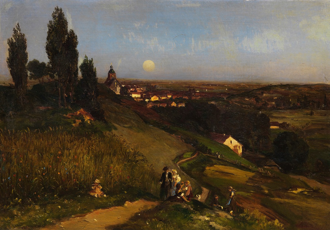 Louis Kolitz - Abendlandschaft