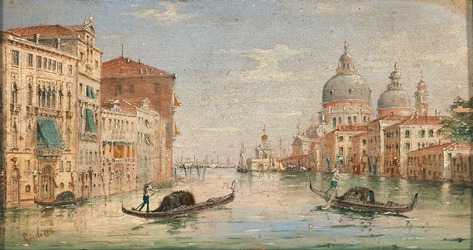 Marco Grubas - Venice, a View of the Grand Canal