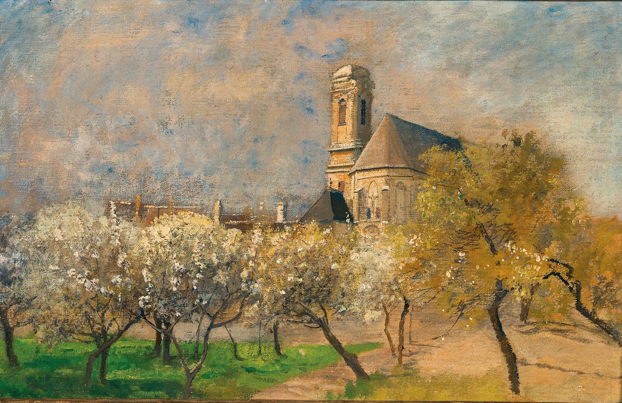 Marie Egner - Blossoming Trees in Langenzersdorf