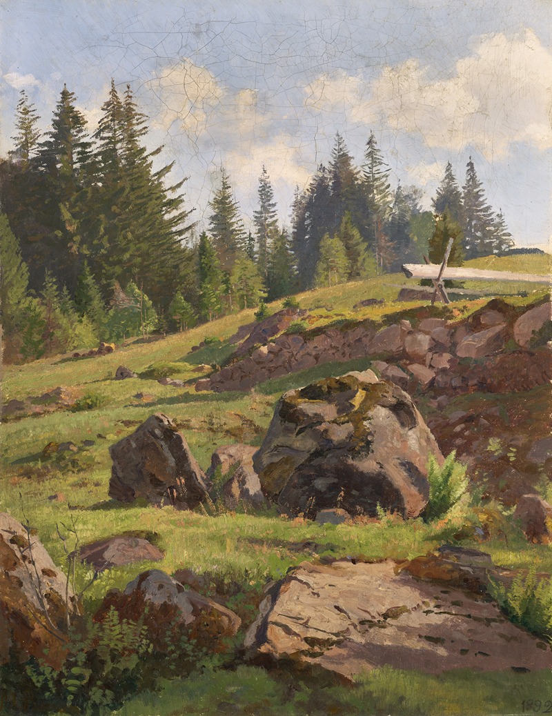 Max Wilhelm Roman - Black Forest Landscape