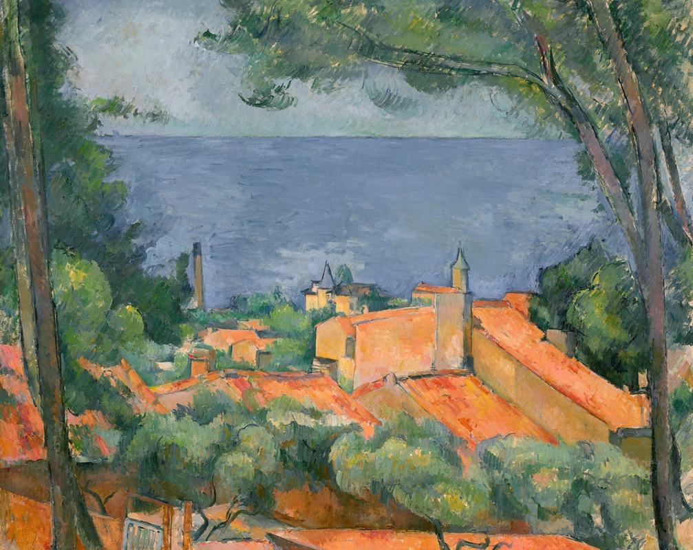Paul Cézanne - L’Estaque aux toits rouges