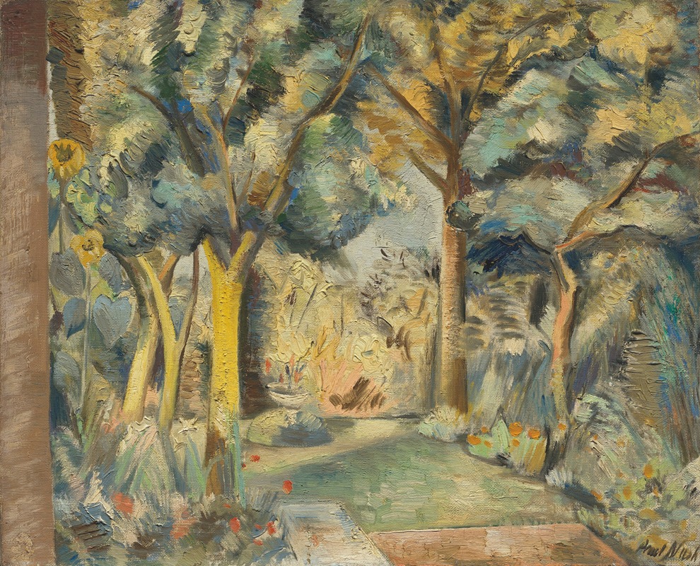 Paul Nash - The Garden at Meadle