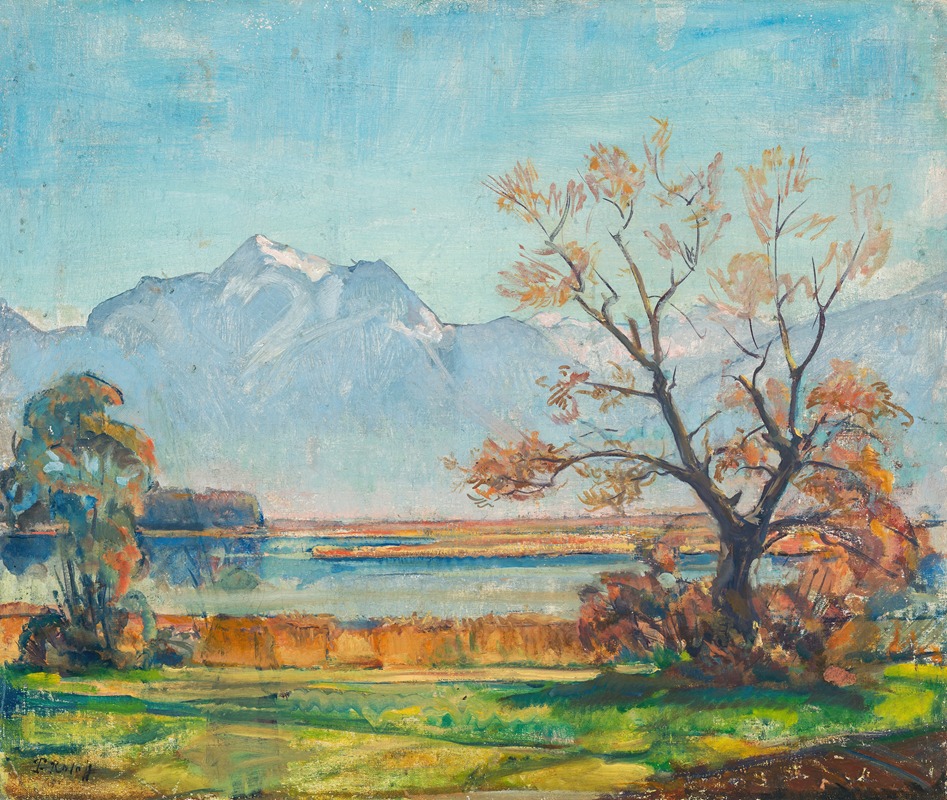 Paul Roloff - Herbststimmung am Chiemsee