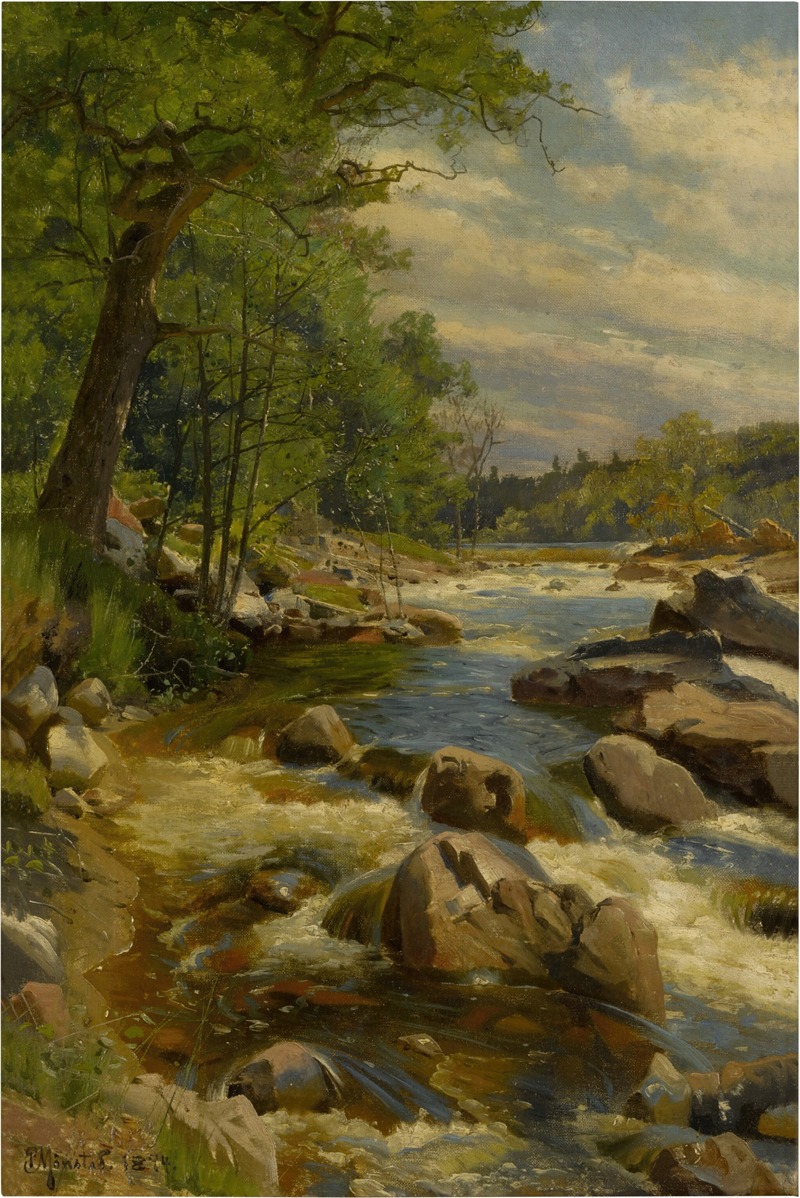 Peder Mørk Mønsted - A Fast Flowing River