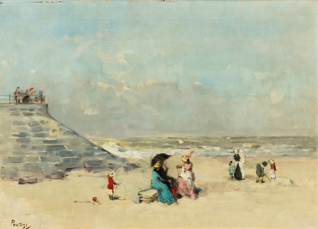Pericles Pantazis - At the beach, Ostend