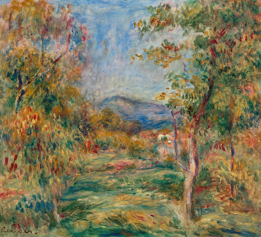 Pierre-Auguste Renoir - Paysage de Cagnes