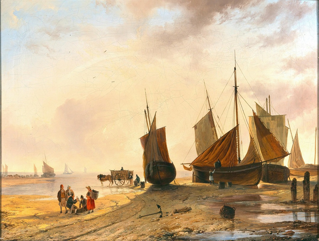 Remigius Adrianus van Haanen - The Homecoming of the Fishermen