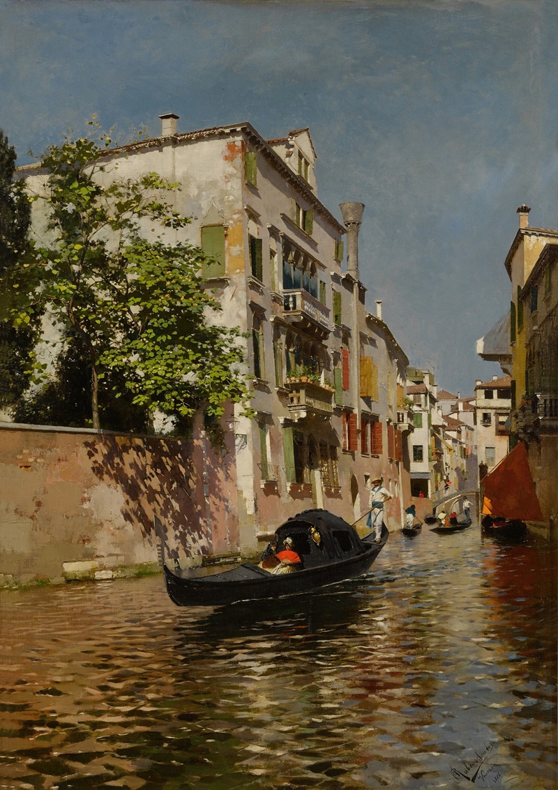 Rubens Santoro - A Venetian Canal
