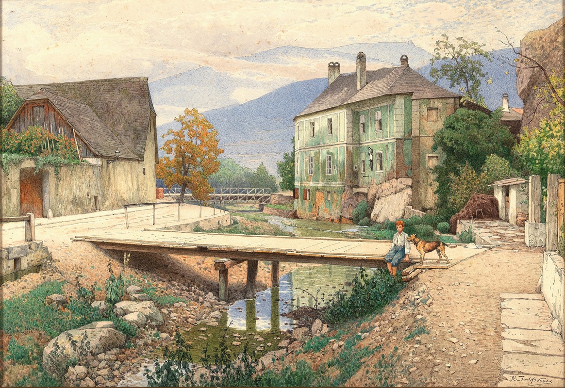 Rudolf Weber - Spitzer Graben in Wachau valley