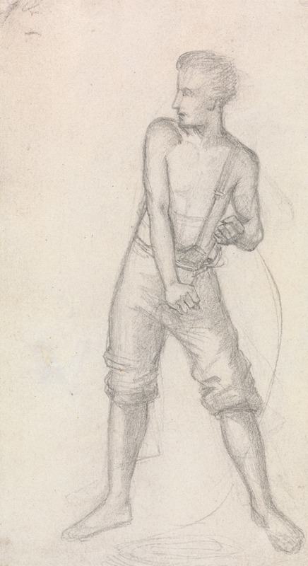 Sir John Everett Millais - Study of a Youth
